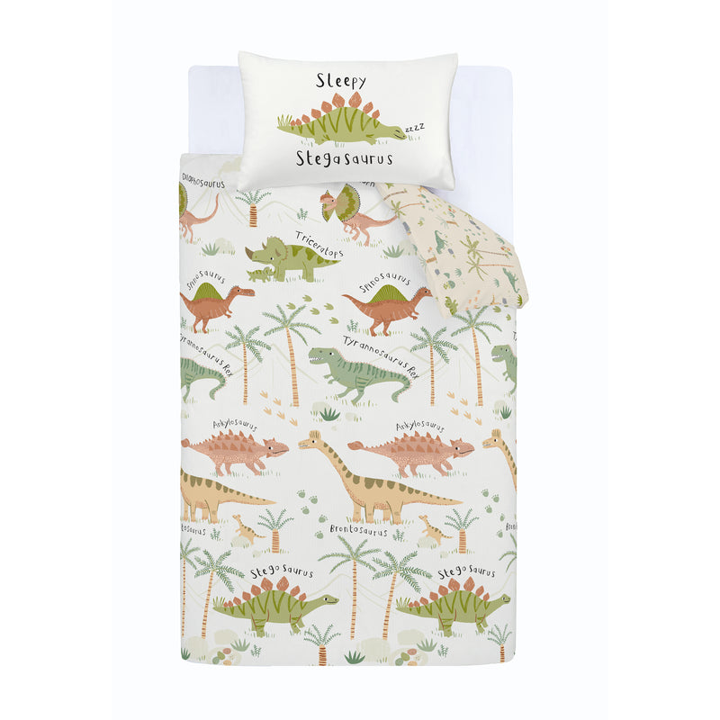 Sleepy Dino Duvet Cover Set - Toddler