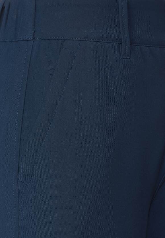 Twill Straight Leg Trouser - Dark Atlantic Blue