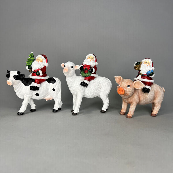 Santa With Cow