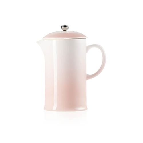 Cafetiere with Metal Press - Shell Pink