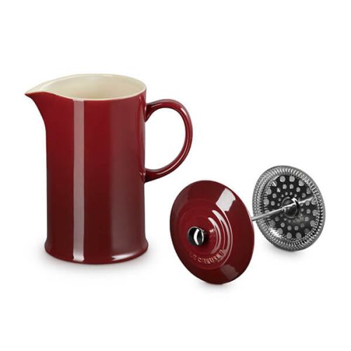 Cafetiere with Metal Press - Garnet