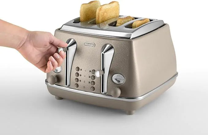 Eclettica 4-Slice Toaster - Beige