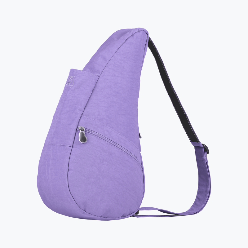 Small Textured Nylon Bag - Lilac