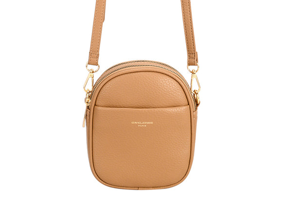 Ziptop Crossbody - Camel