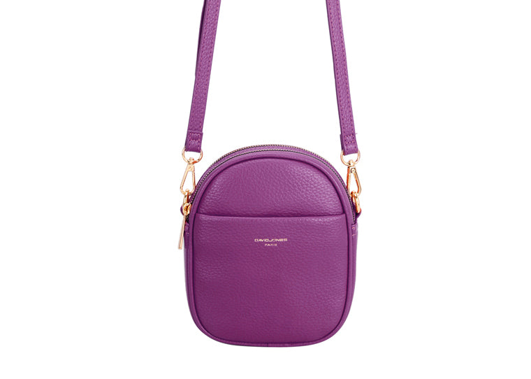 Ziptop Crossbody - Purple