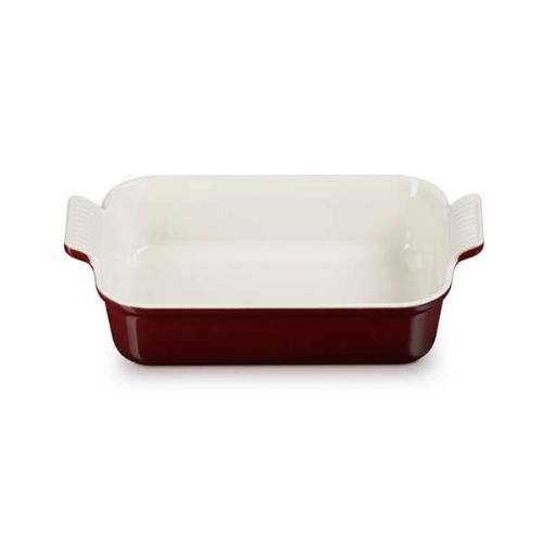 Stoneware Rectangular Dish 26cm - Garnet