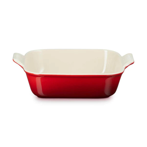 Deep Square Dish 23cm - Cerise