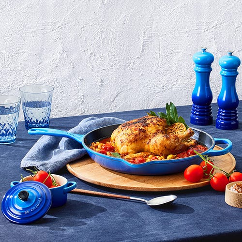 Petite Round Casserole - Azure