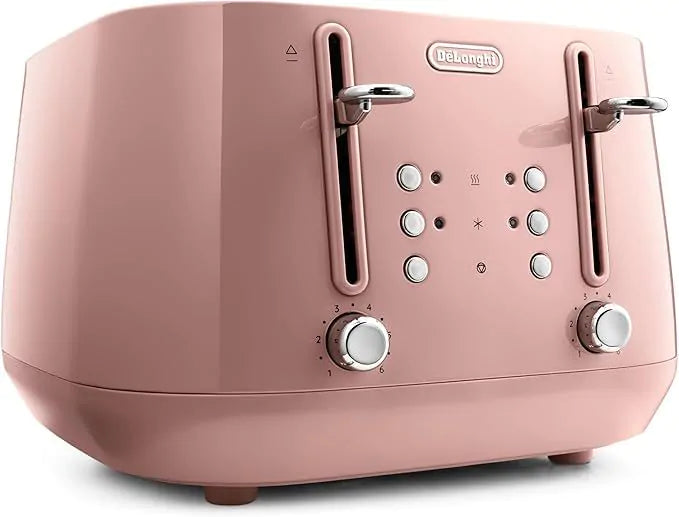 Eclettica 4-Slice Toaster - Pink