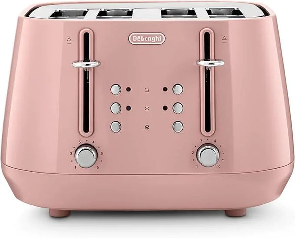 Eclettica 4-Slice Toaster - Pink