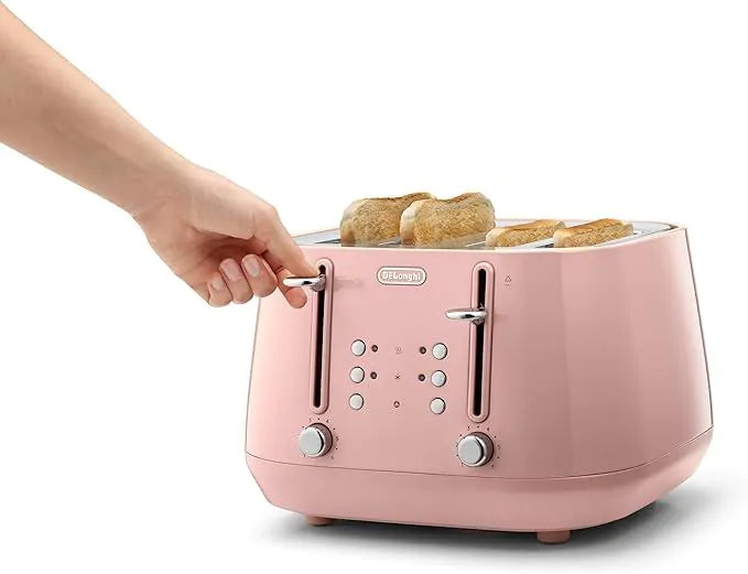 Eclettica 4-Slice Toaster - Pink