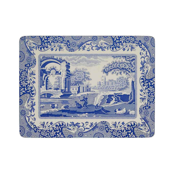 Blue Italian Set of 6 Placemats