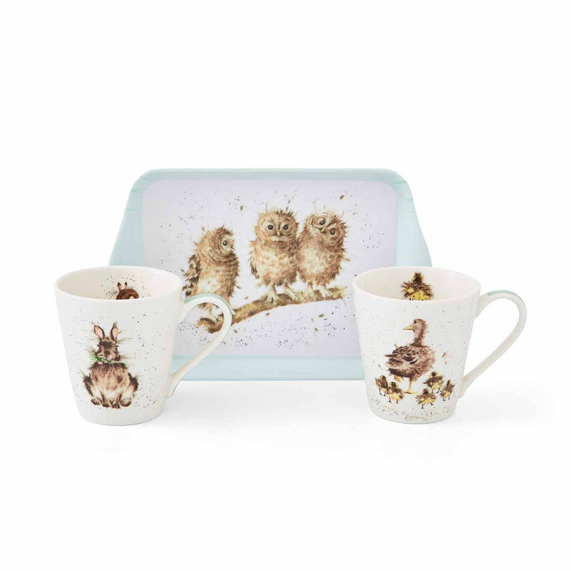 Wrendale Mug & Tray Set