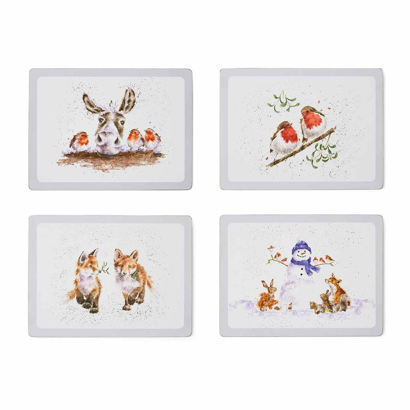 Wrendale Christmas Placemats - Set of 4