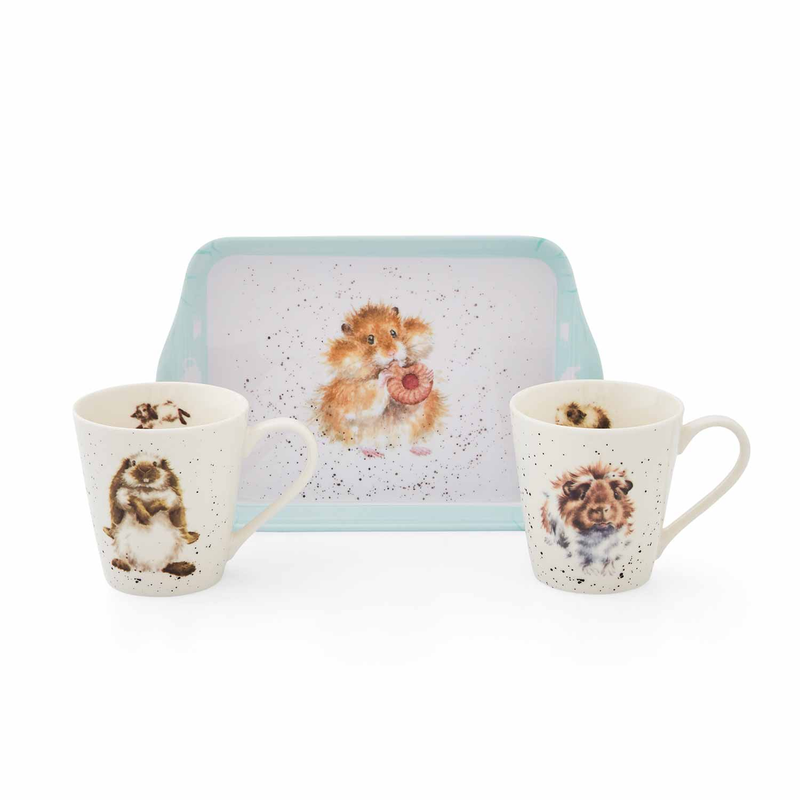 Wrendale Diet Starts Mug & Tray Set