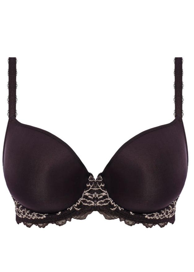 Lace Perfection Uw Contour Bra - Black/ivory