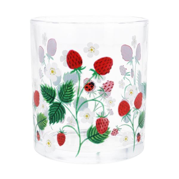 Strawberries Glass Medium Votive