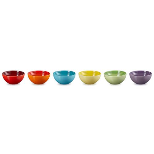 Rainbow Set of 6 Snack/Serve Bowl 12cm