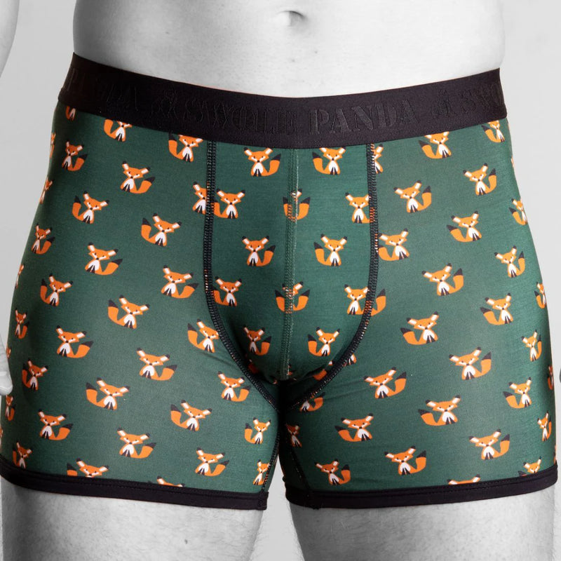 Mr Fox Bamboo Boxers - Mr Fox/black Band