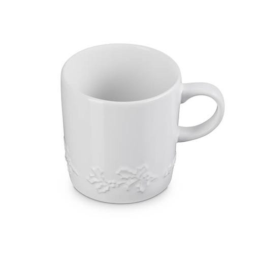 Holly Mug - White