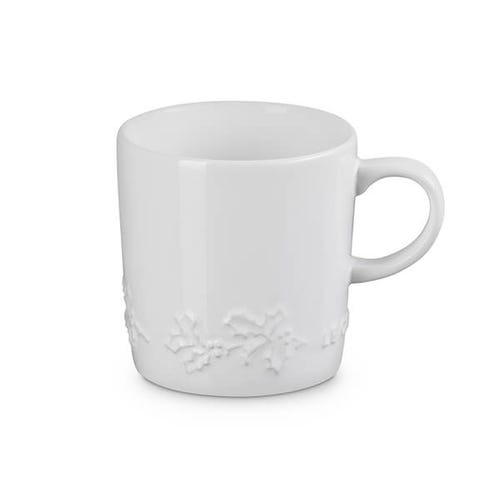 Holly Mug - White