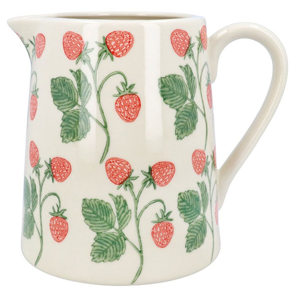 Strawberries Stoneware Large Jug