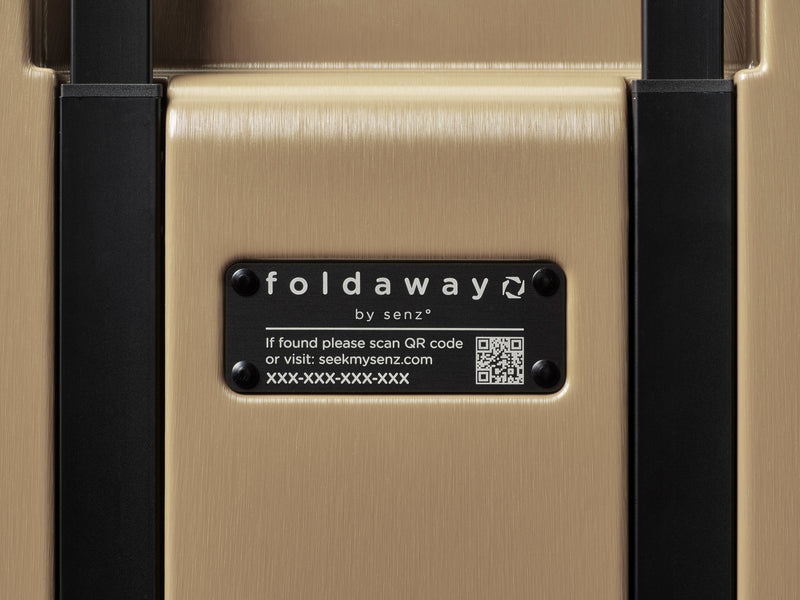 Foldaway Case Medium - Champagne Brown