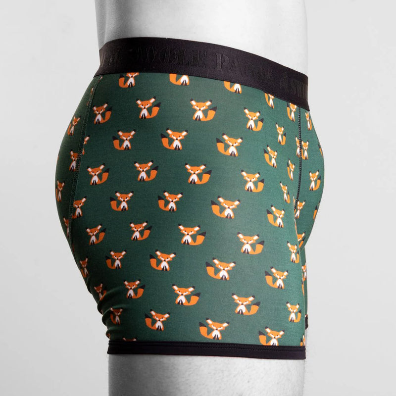 Mr Fox Bamboo Boxers - Mr Fox/black Band