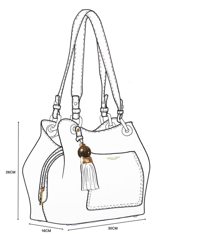 Sienna Hobo Tote - Navy