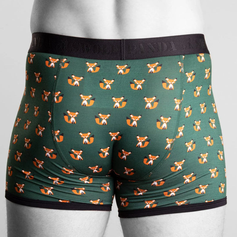 Mr Fox Bamboo Boxers - Mr Fox/black Band