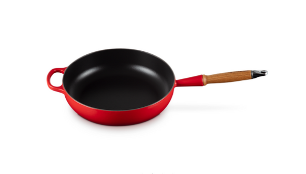 Signature Cast Iron Saute Pan 28cm - Cerise