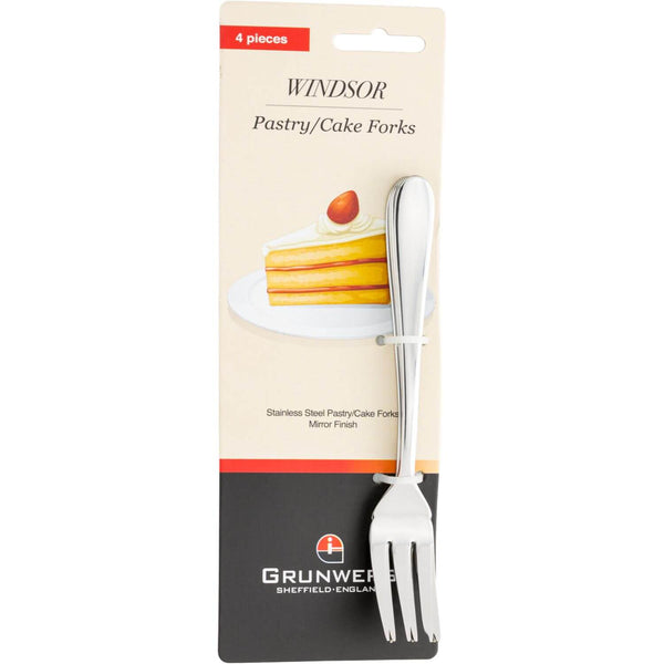 Set of 4 Windsor Pastry Forks