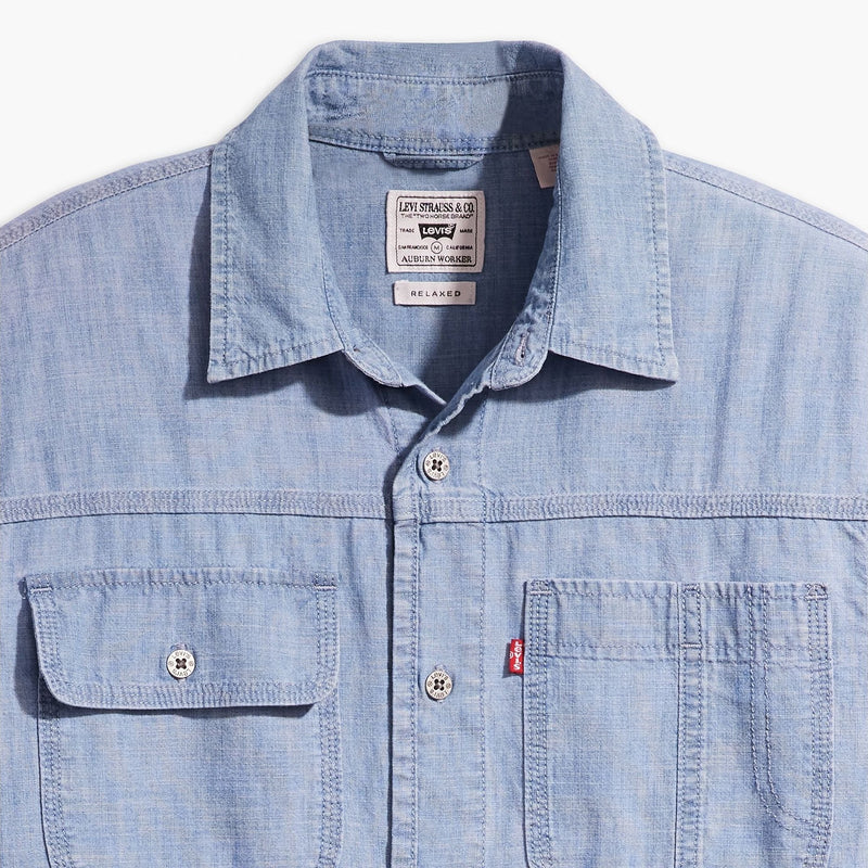 Long Sleeve Auburn Worker Shirt - Chambray