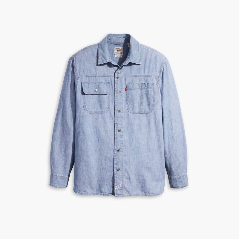 Long Sleeve Auburn Worker Shirt - Chambray