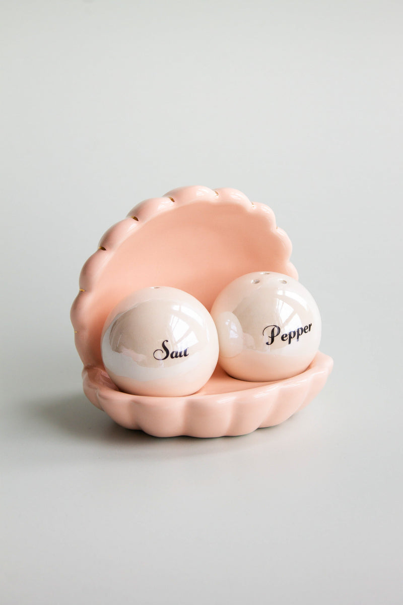 Shell Salt and Pepper Shakers