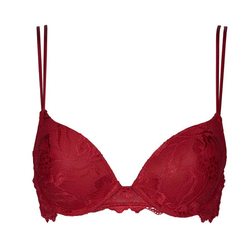 After Eden Gel Lace Bra - Red