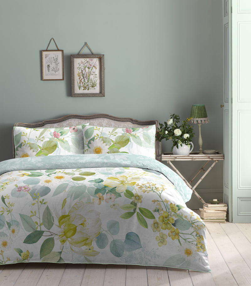 Alora Duck Egg Duvet Cover Set