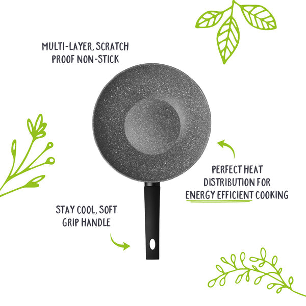 Eco Stirfry Pan 28cm - Grey