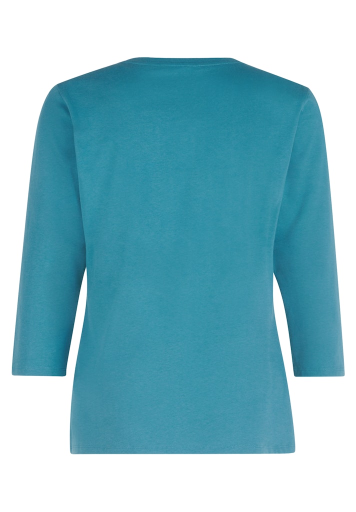 Plain 3/4 Sleeve T-Shirt - Colonial Blue