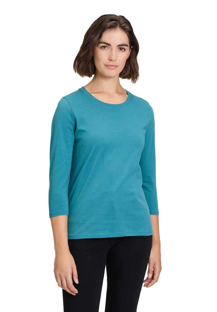 Plain 3/4 Sleeve T-Shirt - Colonial Blue