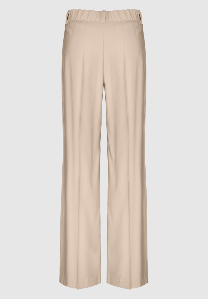 Natural Touch Wide Leg Trousers - Cookie