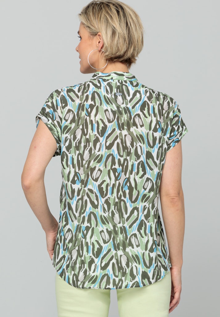 Urban Jungle Slip On Blouse - Green