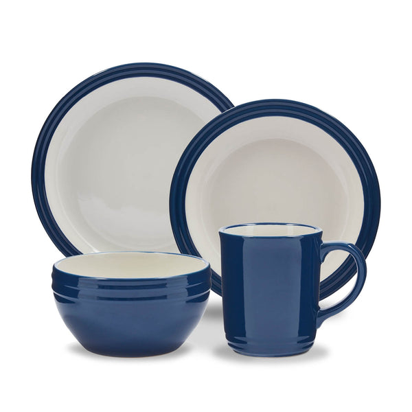 Foundry 16 Piece Dinnerware Set - Blue