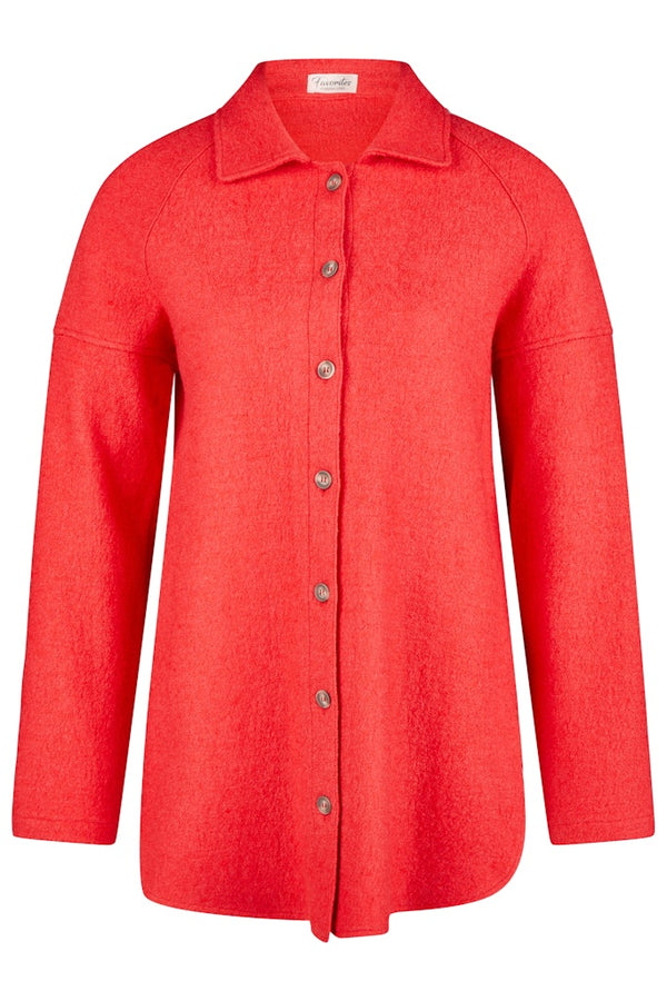 Plain Blouse - Coral