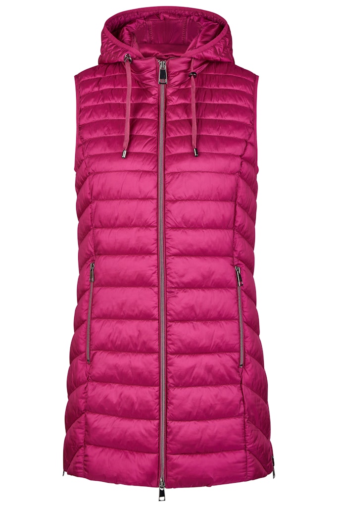 Quilted Gilet - Wild Berry