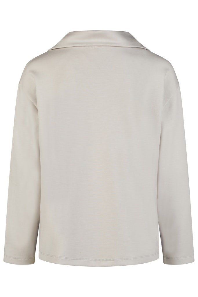 1/4 Zip Sweatshirt - Platin