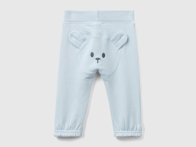 Boys Cuff Joggers - Light Blue