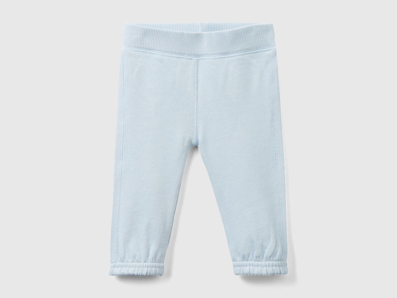 Boys Cuff Joggers - Light Blue