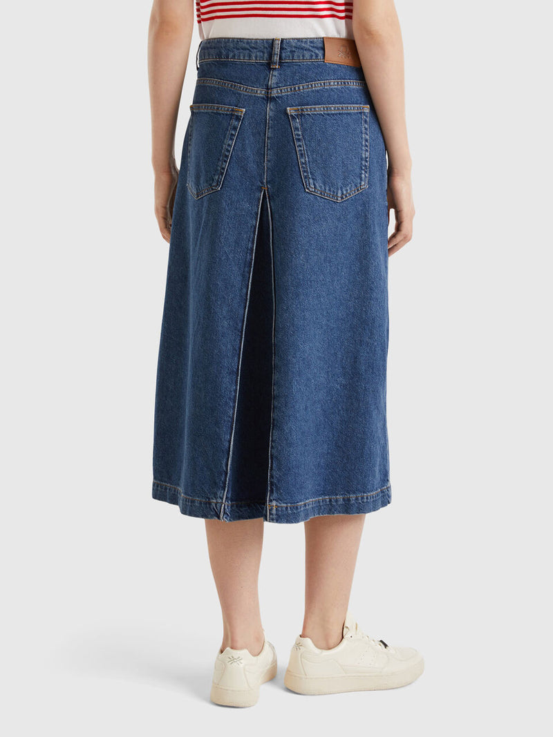 Be Sailor Denim Skirt - Denim