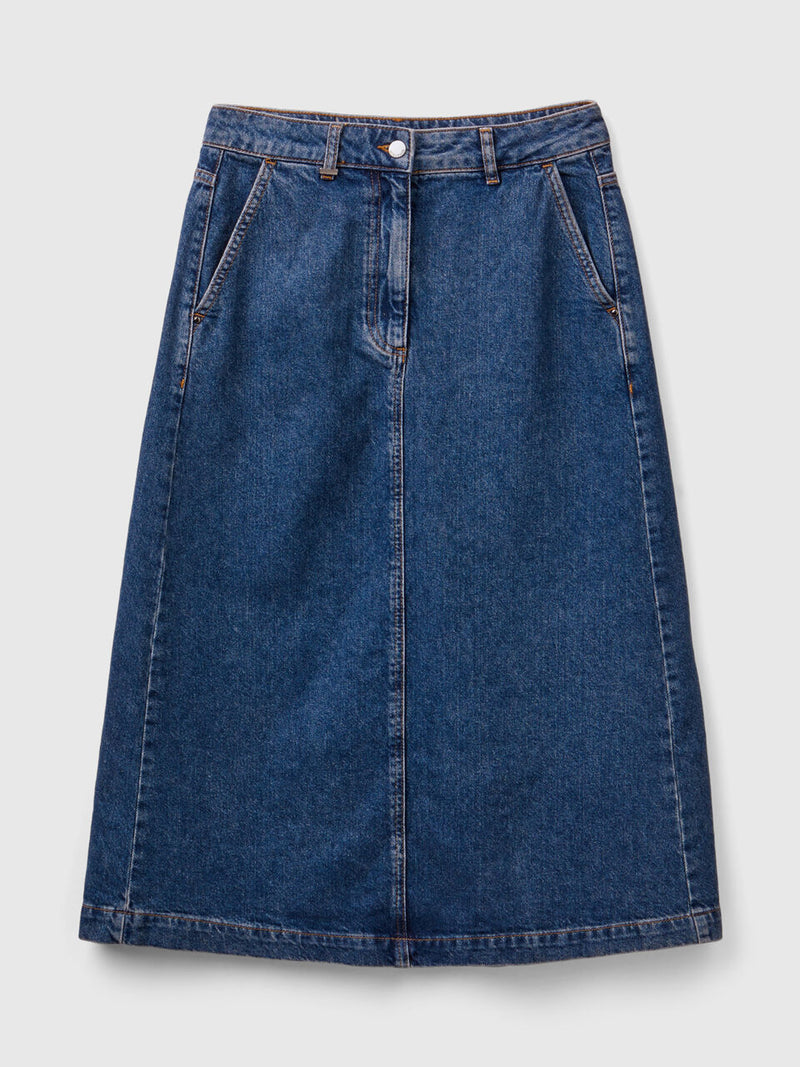 Be Sailor Denim Skirt - Denim